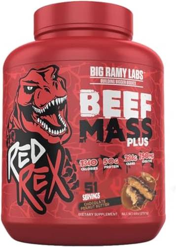 BIG RAMY LABS RED REX BEEF PROTEIN ISOLATE CHOCOLATE PEANUT BUTTER 4 LB