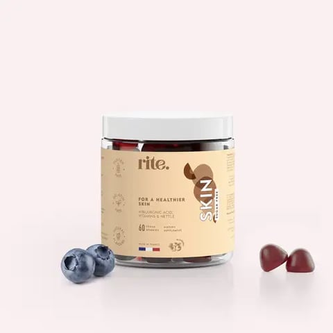 رايت قطع جيلاتينية للبشرة 60 قطعة - RITE SKIN GUMMIES 150G