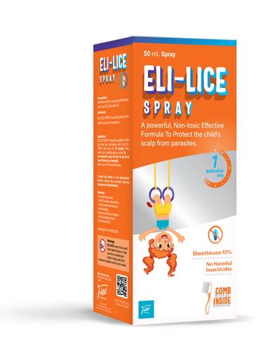 Eli Lice Spray with Eucalyptus Oil 1% and Tea Tree Oil 60 ml