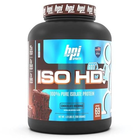 بروتين أيزو أتش دي بطعم شوكولاتة براوني 5 باوند 69 حصة-BPI ISO HD V4 CHOCOLATE BROWNIE 5.LB 69 SRV