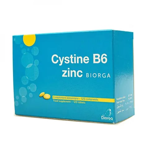 سيستين بي 6 زنك 120 كبسول - CYSTINE B6 ZINC 120 TAB