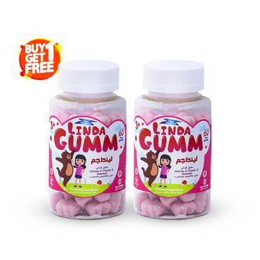Buy one get one free Lindagum Calcium and Vitamin D