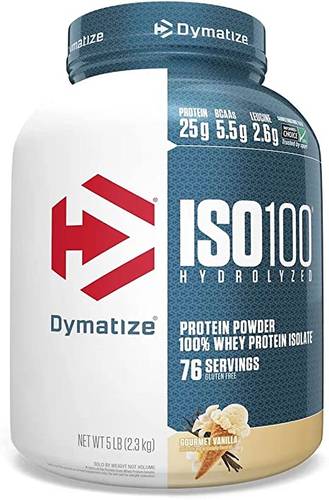 .Dymatize ISO 100 - Gourmet Vanilla - 5 lbs