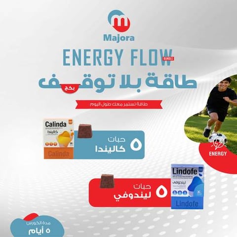 بكج طاقة بلا توقف (كاليندا 5 + ليندوفي 5) - بكج تدفق الطاقة (كاليندا 5 + ليندوفي 5) - Energy Flow Bundle (Calinda 5 + Lindofe 5)