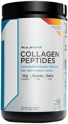آر 1 كولاجين ببتائد بنكهة مانجو بالخوخ 20 حصة-R1 Collagen Peptides 20 serv Peach Mango