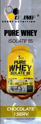 اوليمب بيور واي ايزوليت 95 بنكهة الشيكولاتة 1 سكوب .. Olimp pure whey isolate 95 chocolate 1 serv