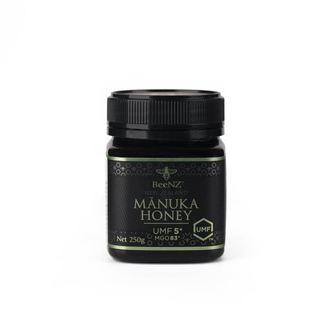 بينزعسل مانوكا نيوزيلندي UMF +5  طبيعي 250 جم - BeeNZ Manuka  Honey New Zealand UMF +5 250 g