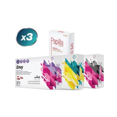 Three-months Beauty Package (Papilla – Envy – Selewell – Folysira)