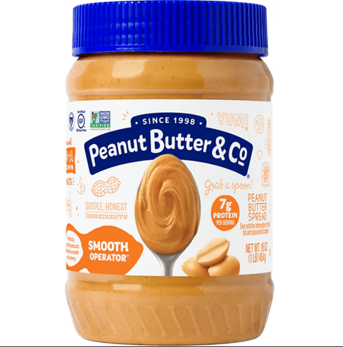 اول ناتشورال  زبدة الفول السوداني & كو. صافي وزن  16 أونصة (1 رطل) 454 جم-ناعمة-All Natural Peanut Butter & Co. Smooth Operator Net Wt. 16 Oz (1LB) 454g