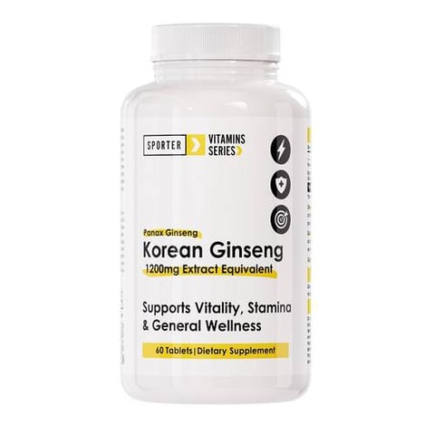 Sporter Korean Ginseng 1200mg-60 Capsules