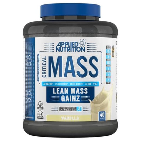 أبلايد نيوتريشن كريتيكال ماس لين ماس جاينر، فانيلا، 2.45 كجم - Applied Nutrition Critical Mass Lean Mass Gainer, Vanilla, 2.45 Kg