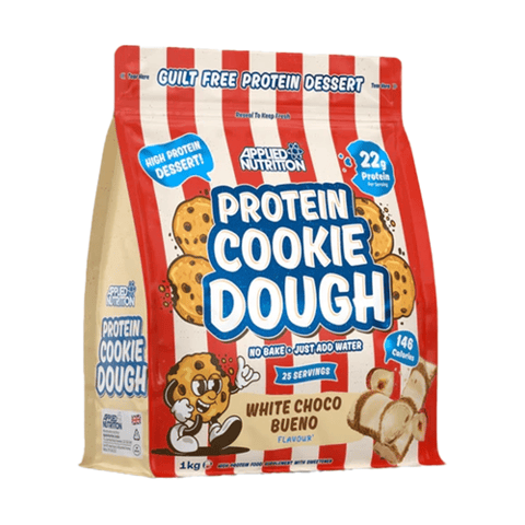 مكمل غذائي كوكي دو بروتين - وايت تشوكو بيونو - (1 كجم) - AN PROTEIN COOKIE DOUGH  WHITE CHOCO BUENO  1KG