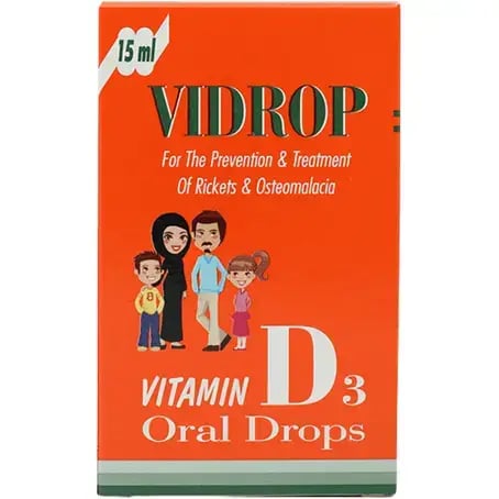 فيدروب فيتامين د 2800 وحدة دولية 15 مل قطرة فموية-Vidrop Vitamin D 2800 IU 15 ml Oral Drop