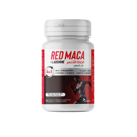 SENSILAB Red Maca + L Arginine - 90 Caps