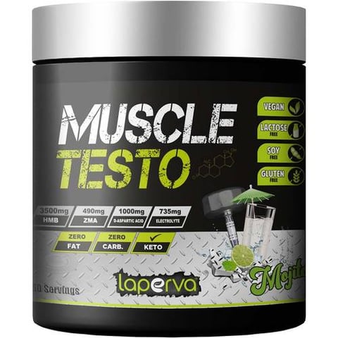 لابيرفا مصل تستو, موهيتو, 50, تعزيز القوة-LAPERVA MUSCLE TESTO MOJITO 50SERV