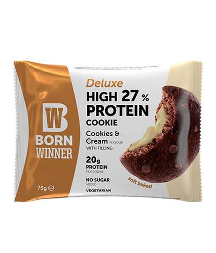 Born Winner Deluxe Cookies And Cream Cookies 75g