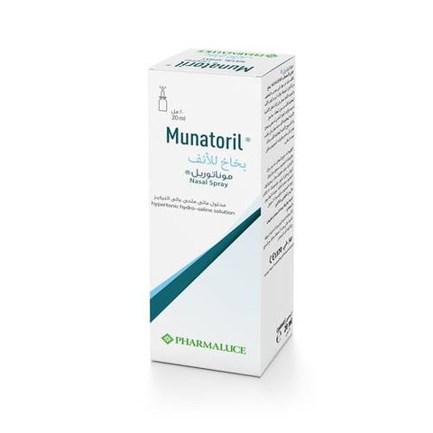 Munatoril Nasal Spray Hypertonic saline solutions 20 ml