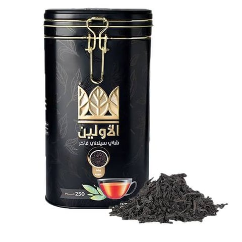 شاي الأولين - شاي أسود فاخر 250 جرام-Al Awlain Tea - Premium Black Tea 250 g