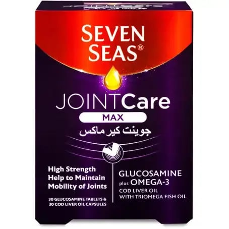 سفن سيز جوينت كير ماكس 30 قرص + 30 كبسولة- Seven Seas Joint Care Max 30 Tablets + 30 Capsules