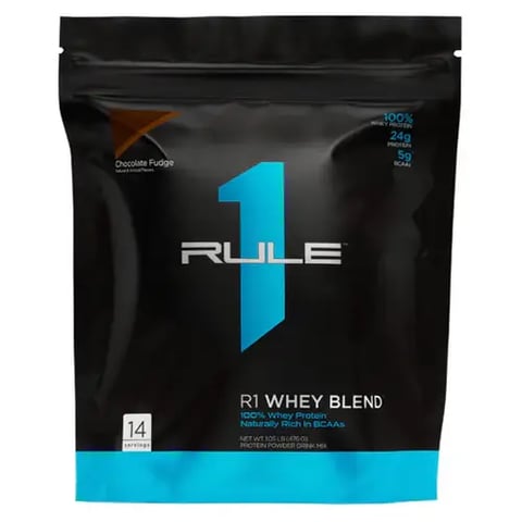 RULE 1 Whey Blend 14 serv Chocolate Fudge (1LB)