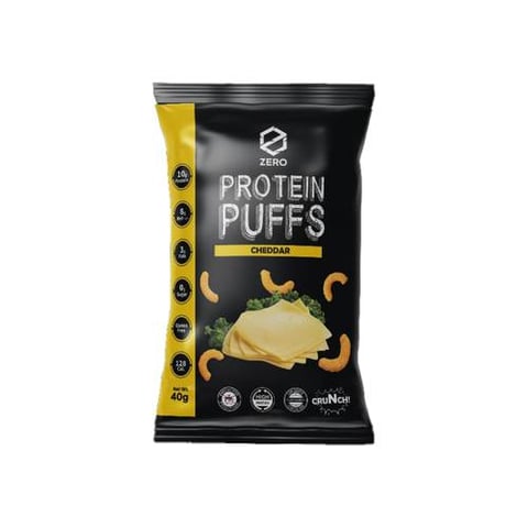 بروتين بافس زيرو – جبنة شيدر – 40 جم - Zero Protein Puffs – Cheddar – 40g
