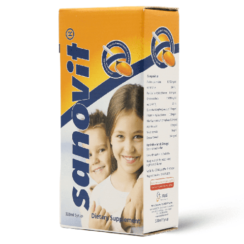 شراب سانوفيت متعدد الفيتامينات 320 مل-Sanovit Multivitamin 320 ml Syrup