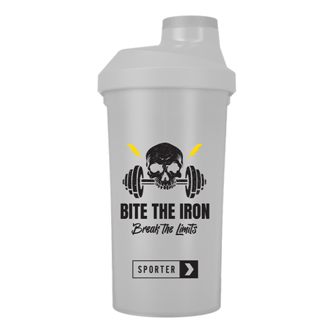 Sporter Bite The Iron Break The Limits Shaker White 600 ml 