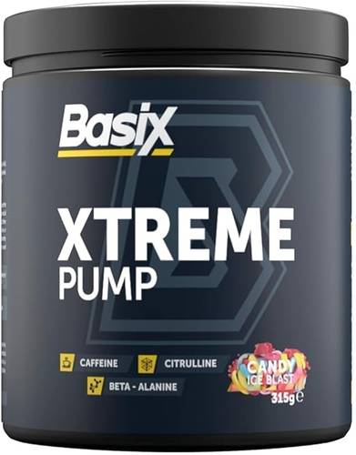 بيسيكس إكستريم بمب بنكهة كاندي كراش ٣١٥ جم-Basix Xtreme Pump Candy Crush 315 g