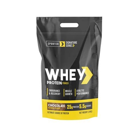 Sporter Signature Series - Whey Protein Powder - Chocolate - Sachet - 34 Grams