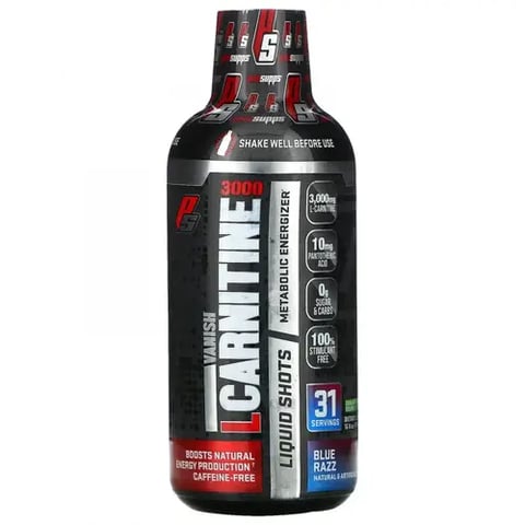 بروسابس ال كارنيتين 3000 نكهة التوت الأزرق - PRO SUPPS L-Carnitine 3000 Bluerazz 31S