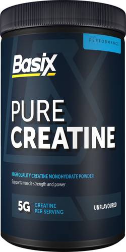 بيسيكس كرياتين نقي 100 حصة غير منكهة 500 جرام-Basix Performance - Pure Creatine - Unflavored