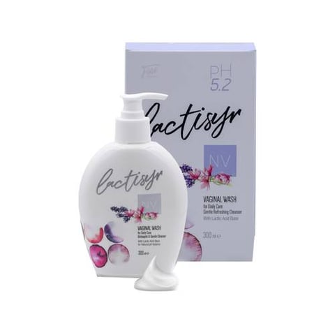 لاكتيسير NV غسول نسائي حمض اللاكتيك 300 مل - Lactisyr NV Feminine Intimate Wash with Lactic Acid  Daily Care and Fresh Protection 300 ml