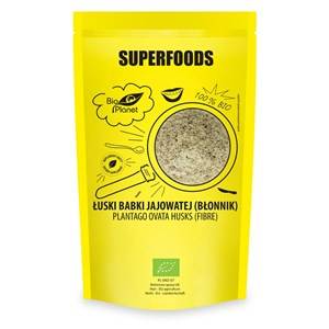 بيو- بلانيت قشور السيليوم (ألياف) بيو 100 جم -BIO- PLANET PSYLLIUM HUSKS (FIBER) BIO 100g
