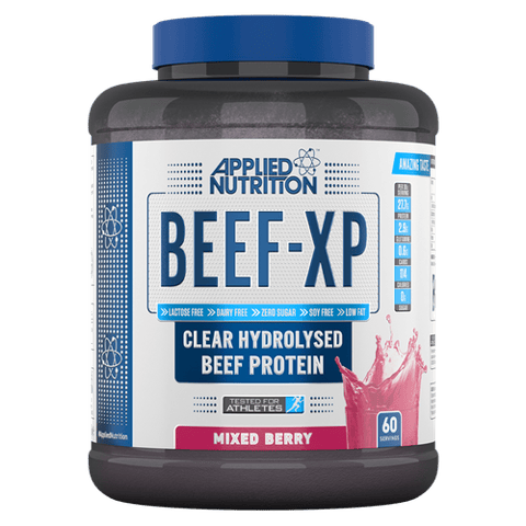 أبلايد نيوتريشن كلير هيدرولزد بيف-إكس بي بروتين 60حصة - Applied Nutrition Beef XP protein mixed berry -60Servings