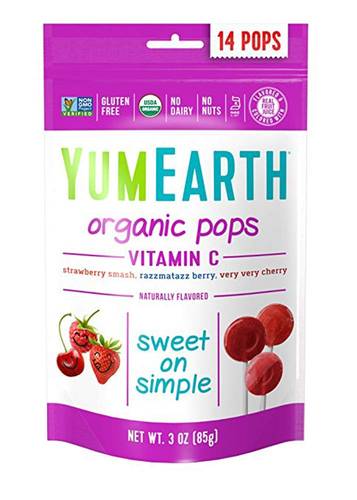 يام إيرث - مصاصات عضوية بفيتامين سي × 14 مصاصة-YumEarth Organic Pops Vitamin C x 14  Pops