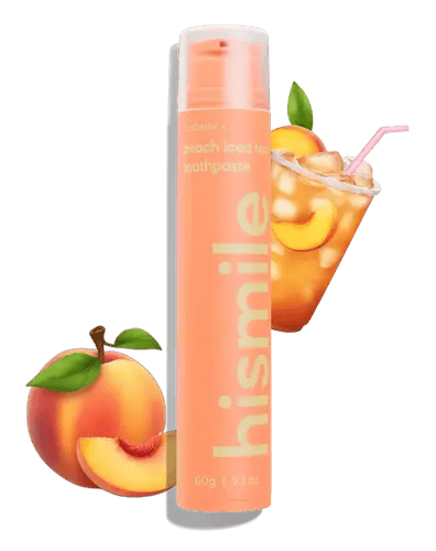 هاي بسمايل معجون الأسنان (شاي مثلج بالخوخ) - Hismile Toothpaste (Peach Iced Tea)