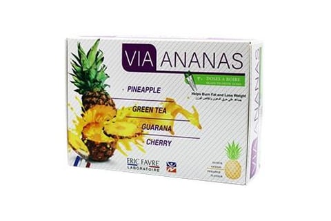 فيا أناناس - حارق الدهون، 30 عبوة -Via ANANAS- Fat Burner, 30 shot