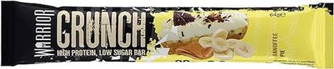 واريور كرانش - ألواح عالية البروتين - 20 جرام بروتين-فطيرة البانوفي-Warrior- Crunch - High Protein Bars - 20g Protein-Banoffee Pie