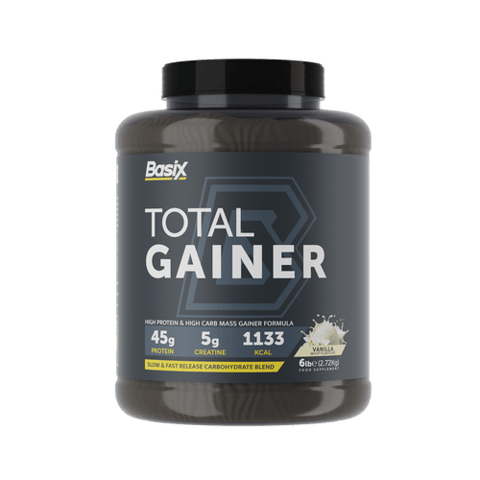 Basix Gain - Total Gainer - Vanilla Whip - 6 LB