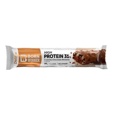 بورن وينر بروتين بار ديلوكس كرانشي شوكولت براوني- CRUNCHY CHOCO BW Protein bar DELUX BROWNIE