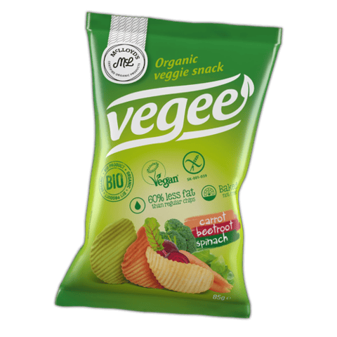 سناكس البطاطس  بالخضروات العضويه 85 جرام - Baked Potato Snacks Vegee Snaks 85 g