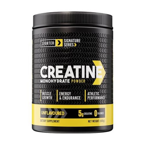Sporter Signature Series - Creatine Monohydrate Powder - Unflavoured - 400 Grams