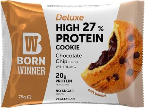 بورن وينر ديلوكس كوكي برقائق الشيكولاتة ٧٥ جم .. BORN WINNER DELUXE COOKIE CHOCOLATE CHIP 75 GM