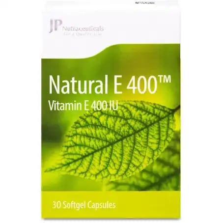 JP Natural Vitamin E 400 IU 30 Capsules