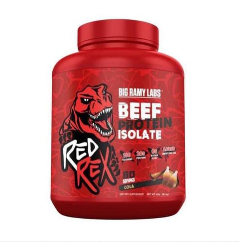 بيج رامي لابس ريد ريكس بيف بروتين ايزوليت كولا 4 رطل .. BIG RAMY LABS RED REX BEEF PROTEIN ISOLATE COLA 4 LB