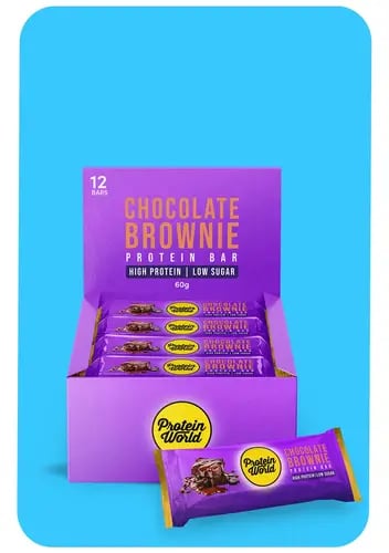 بروتين وورلد ألواح البروتين عالية البروتين - 60 جرام براوني الشوكولاتة-Protein World Protein Bars  High Protein-60 g Chocolate Brownie