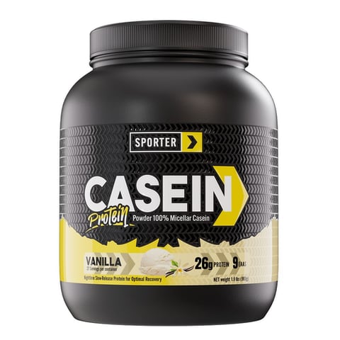 سبورتر - كازين بروتين بنكهة الفانيلا -  Sporter - Casein Protein with Vanilla Flavor