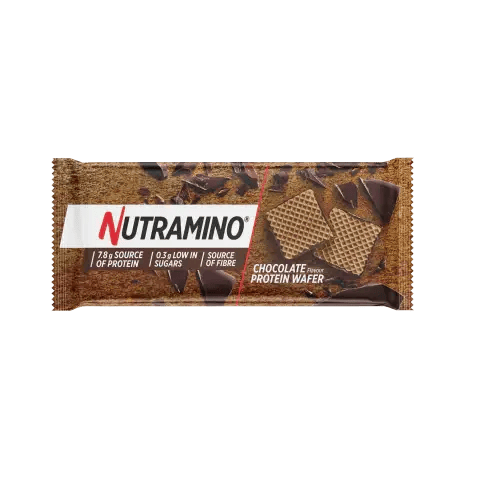 نيوترامينو ويفر بروتين محشو بنكهة الشوكولاتة، 39 جم-Nutramino High Protein Wafer Chocolate 39 gm