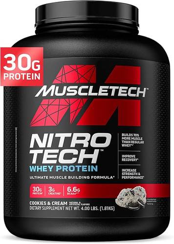 MuscleTech NitroTech Cookies and Cream 4lbs