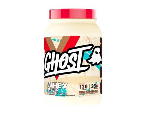جوست واي بروتين بودرة - حليب وكولاتة- (26 حصة)-GHOST WHEY PROTEIN 2LB 26SERV MILK CHOCOLATE